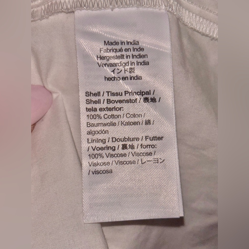 NWT J. Crew Meadow dress in cotton poplin White XL Flowy Boho Cottagecore Preppy - Picture 11 of 12